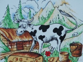 VINTAGE SÝROVÉ TALÍŘE MOULIN DES LOUPS, ORCHIES - 2