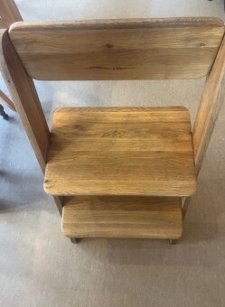 Dětské židle, rostoucí, dub - 2