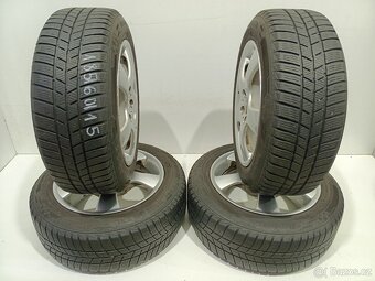Zimní alu kola 5x100 R15 ET38 pneu 185/60/15 Barum - 2