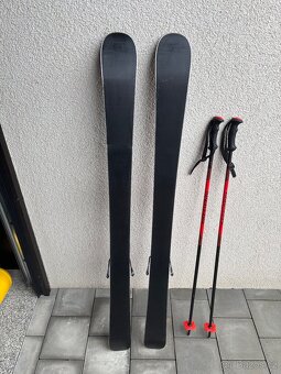Dětské lyze Rossignol 128cm + hulky - 2