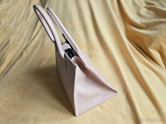 Světle růžová kožená kabelka Patrizia Pepe - 2