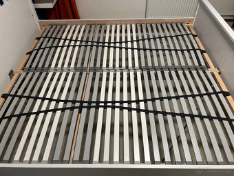 IKEA HEMNES 200x180 bílá vč. roštů - 2