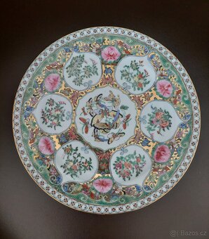 Čínský ozdobný talíř 80. léta - 2