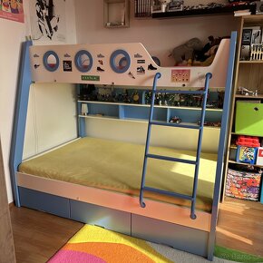 Dětská dvoupatrová postel Parník - 2
