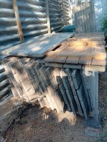 Lešenářské podlážky dřevěné 150x50 cm (cca 15 ks) - 2