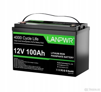 BATERIE LANPWR LFP12-100 LIFEPO4 12.8V 100AH - 2