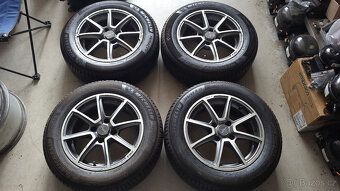 90% letní ALU kola 15" 4x108 Peugeot 207,301,Citroen Elysee - 2