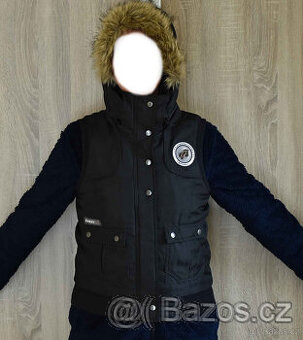 Vesta černá Vero Moda, červená Gina Benotti vel.M - 2