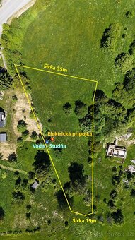 Jedinečný stavební pozemek v Žítkové-3484m2,elektřina,studna - 2