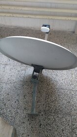 Satelitní anténa (parabola) + dual LNB konvertor + držák - 2