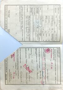 Škoda Felicia a Spartak 440 zrušené doklady - 2