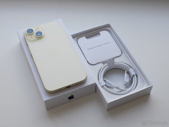 APPLE iPhone 15 128GB Yellow - ZÁRUKA - 100% BATERIE - 2