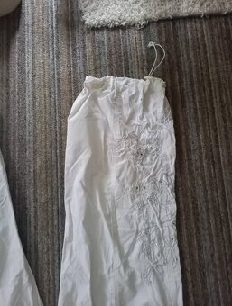 bílé letní kalhoty Cherokee vel 40 - 2