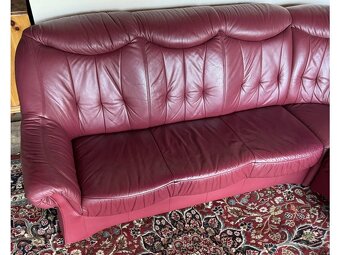 Luxusní rohová kožená sedací souprava,3034 - 2