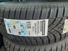 AKCE Zimní 2ks Bridgestone 205/55/17 Pěkné NOVE - 2