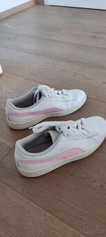 Bílé kožené tenisky - 2