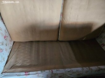 SEDAČKA LÁTKOVÁ 200/150/90cm NEPOUZITA - 2