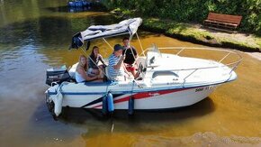 Motorová kajutova loď Jeaneau, s přívěsem - 2