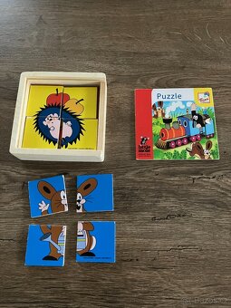 Krtek - dřevěné puzzle - 2