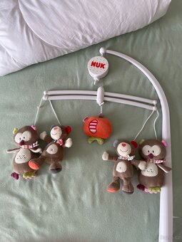 Postýlka pro miminko IKEA Gulliver s kolotočem NUK - 2