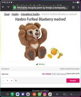 Medvídek Hasbro - 2