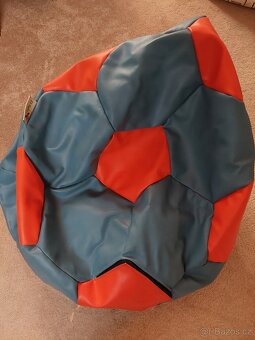 Sedací vak El Sack, oranžovo-modrý - 2