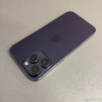 iPhone 14 Pro Max 256GB deep purple, pěkný stav, rok záruka - 2