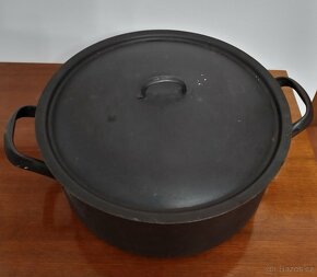 Těžký železný smaltovaný hrnec 14,5 l - 2