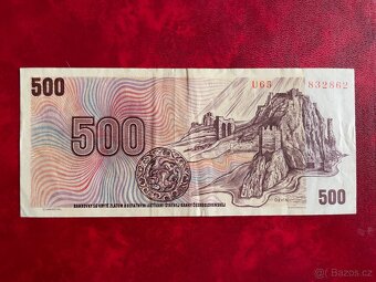 Bankovka 500 Kčs 1973 - 2