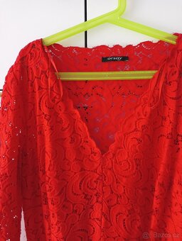 Červené šaty Orsay - 2