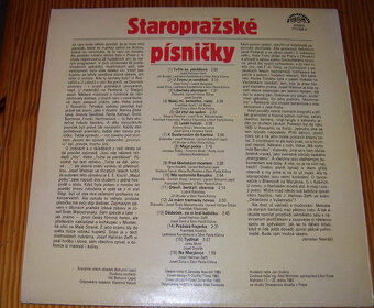 LP deska Staropražské písničky r.1983/111/ - 2