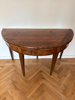 Demi-lune rozkládací stůl Francie - 2