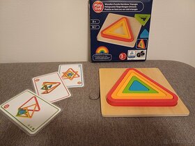 Didaktická dřevěná hra Triangl - 2