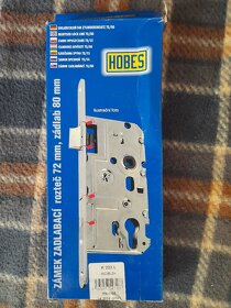 Zámky zadlabací HOBES 72/80 - 2