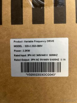 Frekvenční měnič 3PH AC-2,2kw - 2