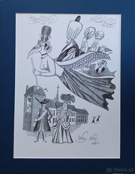 Adolf Born .Serigrafie Originální dílo. - 2