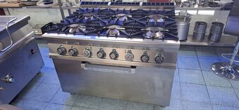 Sporák plynový se statickou plynovou troubou 3x GN 1/1 - 2