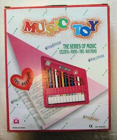 Dětský hudební nástroj piano, xylofon kus 200,- - 2