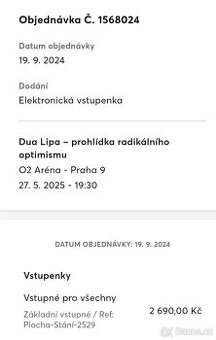 Dua Lipa 27.5.2025 Praha - 2
