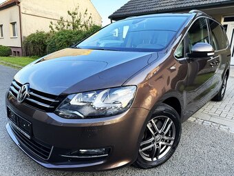 VOLKSWAGEN SHARAN 2.0TDI POLOKŮŽE,DSG,KAMERA,TAŽNÉ,BIXENONY, - 2