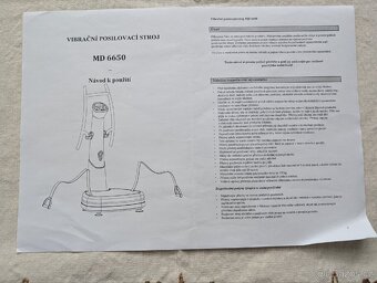 Vibrační posilovací stroj - 2