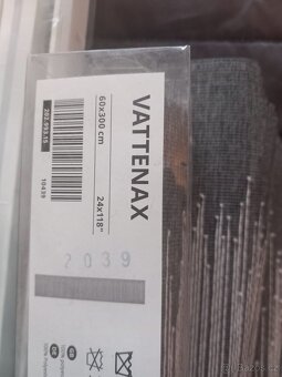VATTENAX závěsy + kolejnice VIDGA - 2