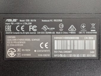 Laptop Asus R517N - 2