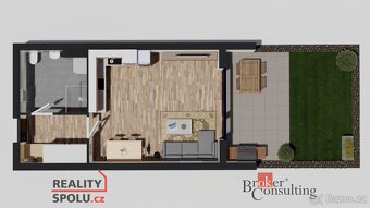 Pronájem, byty/1+kk, 34 m2, Císařského pluku 3078/5, 74601 O - 2