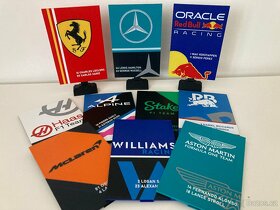 F1 loga týmů s podstavcem - 2