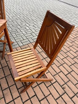 Zahradní set - stůl a 4 židle - 2