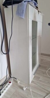 bílá obývací TV stěna (2x skříň, 1x komoda, 1x police) - [8. - 2