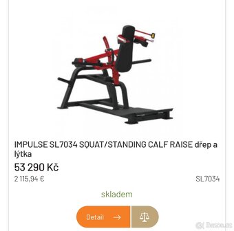 Impulse STERLING SL7034 Squat / Standing CALF RAISE - 2