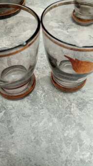 Likérová souprava, karafa+6 skleniček - 2