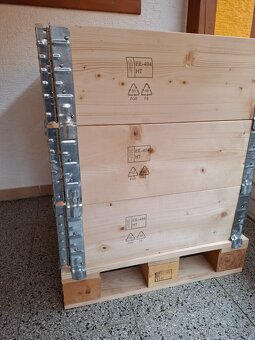 Paletová ohrádka 80x60cm sada - 2